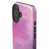 Purple Space Marble iPhone 16 Plus Impact Case
